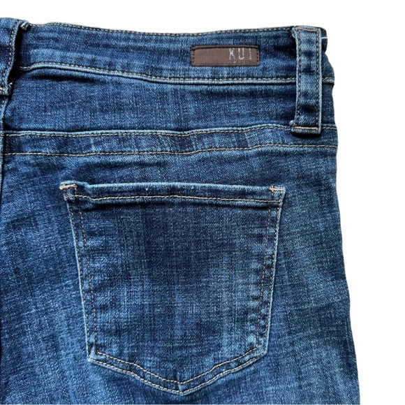 KUT From The Kloth Blue‎ Mid Rise Straight Leg Denim Jeans | Women’s Size 10 - Picture 5 of 12
